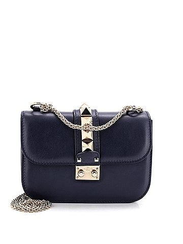 Valentino Garavani Glam Lock Shoulder Bag Leather Small (view 1)