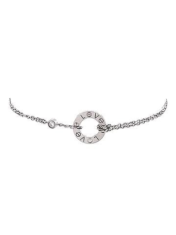 Cartier 2 Diamonds Love Bracelet 18K White Gold with Diamonds (view 1)