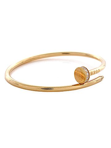 Cartier Juste un Clou Bracelet 18K Yellow Gold with Diamonds Small (view 2)