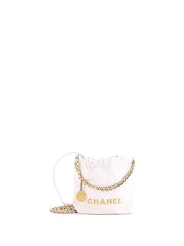 Chanel 22 Chain Hobo Quilted Calfskin Mini (view 1)
