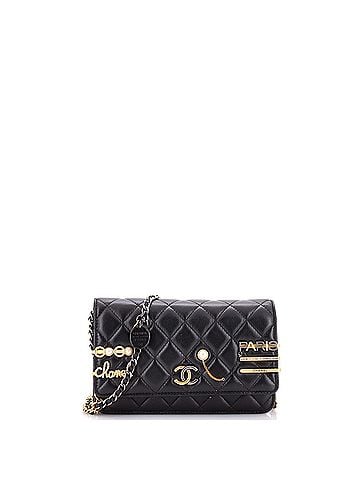 Chanel Coco Clips Wallet on Chain Embellished Quilted Lambskin (view 1)