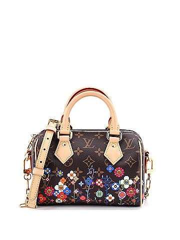 Louis Vuitton x Takashi Murakami Speedy Bandouliere Bag Flowers Monogram Canvas 20 (view 1)