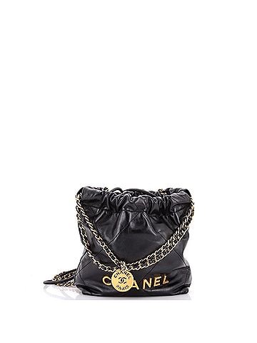 Chanel 22 Chain Hobo Quilted Calfskin Mini (view 1)