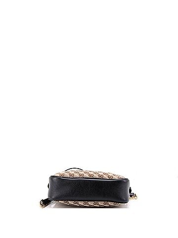 Gucci GG Marmont Shoulder Bag Diagonal Quilted GG Canvas with Leather Small (view 2)