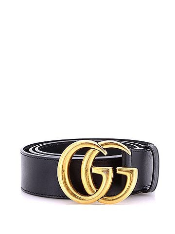 Gucci GG Marmont Belt Leather Wide (view 1)