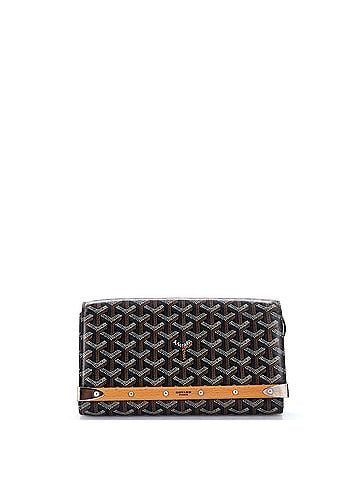 Goyard Monte Carlo Clutch with Strap Coated Canvas PM (view 1)