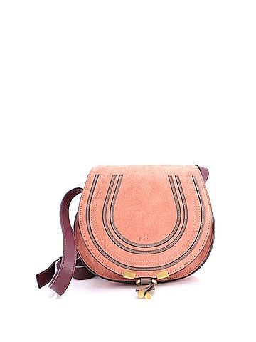 Chloé Marcie Crossbody Bag Suede Small (view 1)