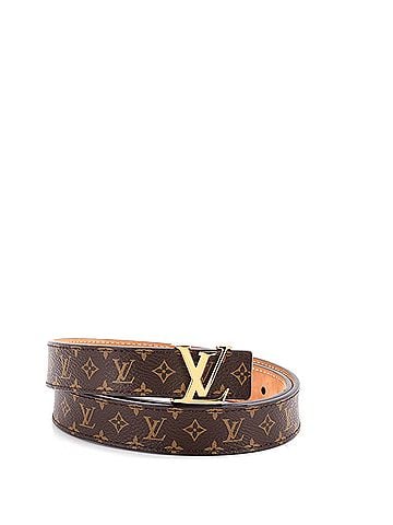 Louis Vuitton LV Initiales Belt Monogram Canvas Thin (view 1)
