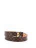 Louis Vuitton 100% Coatead Canvas Brown LV Initiales Belt Monogram Canvas Thin One size - photo 1