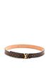 Louis Vuitton 100% Coatead Canvas Brown LV Initiales Belt Monogram Canvas Thin One size - photo 2