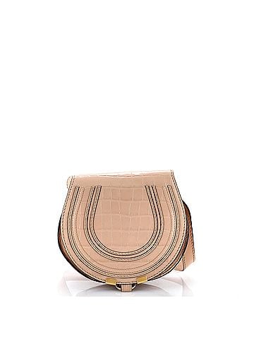 Chloé Marcie Crossbody Bag Crocodile Embossed Leather Mini (view 1)