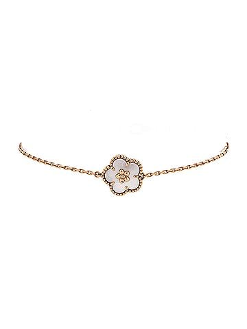 Van Cleef & Arpels Lucky Spring Plum Blossom Bracelet 18K Rose Gold and Mother of Pearl (view 1)