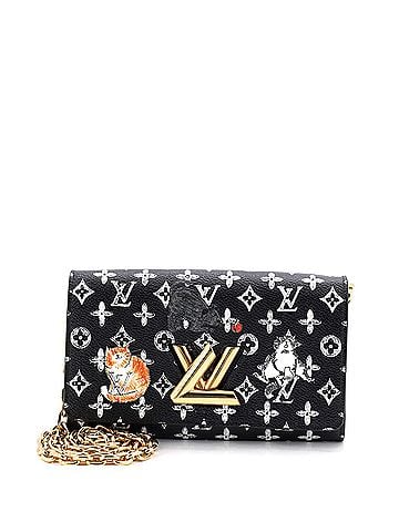 Louis Vuitton Twist Chain Wallet Limited Edition Grace Coddington Catogram Canvas (view 1)