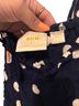 Maeve Polka Dots Blue White Sleeveless Blouse Size 14 - photo 2