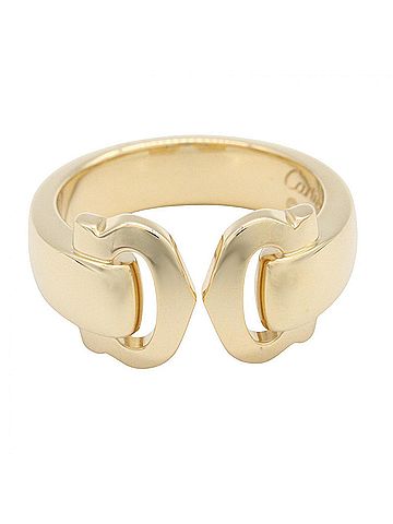 Cartier Cartier 2C Ring, 18K (Yellow Gold), Women's Jewelry, Gold Tone (view 2)