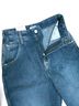 Pepe Jeans 100% Cotton Solid Blue Jeans Size 26 - photo 9