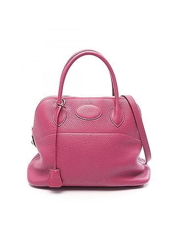 Hermès Hermes Bolide 31 Tosca 2-way handbag, made of Taurillon Clemence leather, women's, purple. (view 1)