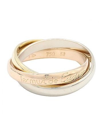 Cartier Cartier Trinity Ring - Ring/Finger Jewelry 18K (Yellow Gold), 18KWG (White 18KPG (Pink Gold) Women's Gold Tones, Silver Tones (view 1)