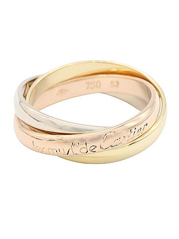 Cartier Cartier Trinity Ring - Ring/Finger Jewelry 18K (Yellow Gold), 18KWG (White 18KPG (Pink Gold) Women's Gold Tones, Silver Tones (view 1)