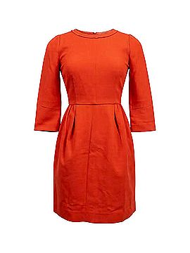 j crew factory orange dress JCREW Factory- summer dress with embroidery detail