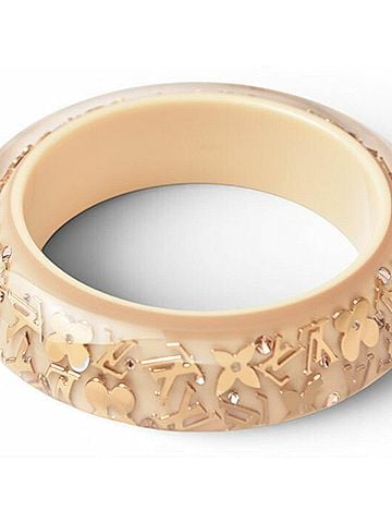 Louis Vuitton Louis Vuitton Bangle/Bracelet LOUIS VUITTON Bracelet Inclusion GM M66254 Beige/Gold Women's (view 2)