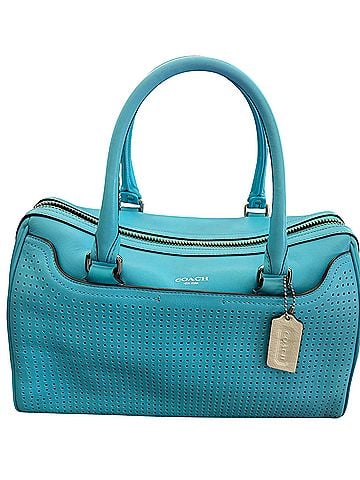 Coach Robin/Chalk Leather Satchel (view 1)
