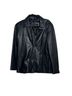 Nicole Miller 100% Leather 100% Acetate Black Leather Jacket Size M - photo 1