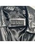 Nicole Miller 100% Leather 100% Acetate Black Leather Jacket Size M - photo 3
