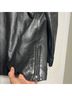 Nicole Miller 100% Leather 100% Acetate Black Leather Jacket Size M - photo 5