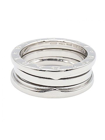 Bvlgari Bvlgari Bulgari B-zero1 Ring, 3-band ring, 18K White Gold (18KWG), Silver-tone, for men and women, 346583 (view 2)