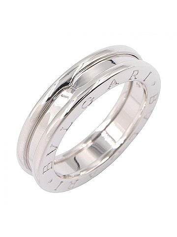 Bvlgari Bvlgari Bulgari B-zero1 Ring, 1-band ring, 18KWG (white gold), women's, silver-toned, 346566 (view 1)