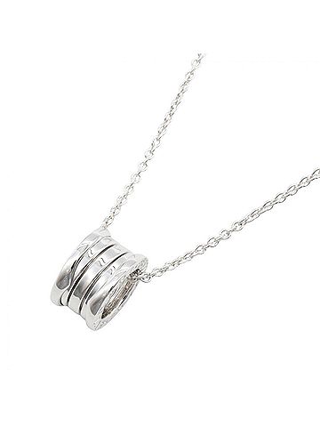 Bvlgari Bvlgari Bulgari B-zero1 Necklace, 18K White Gold (18KWG), Women's, Silver Tone, Item Number 352815 (view 1)