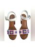 Gianni Bini Graphic Purple White Sandals Size 9 - photo 9