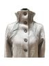 Nic + Zoe Solid Gray Trenchcoat Size S - photo 4