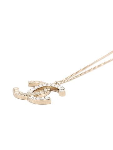 Chanel Chanel Matelassé Necklace with Coco Mark Rhinestones B18V CHANEL for Women (view 2)