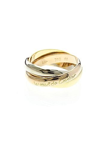 Cartier Cartier Trinity Ring Yellow Gold (18K),Pink Gold (18K),White Gold (18K) Fashion No Stone Band Ring Gold (view 1)