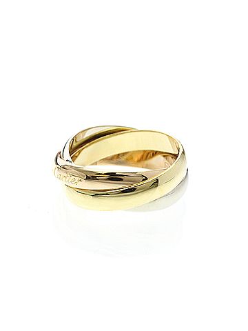Cartier Cartier Trinity Ring Yellow Gold (18K),Pink Gold (18K),White Gold (18K) Fashion No Stone Band Ring Gold (view 2)