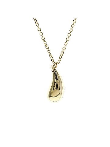 Tiffany & Co. Tiffany Teardrop Necklace Yellow Gold (18K) No Stone Women,Men Fashion Necklace (Gold) (view 2)