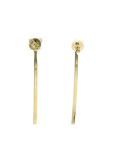 Tiffany & Co. Tiffany Tiffany T Bar Earrings No Stone Yellow Gold (18K) Clip Earrings Gold (view 2)
