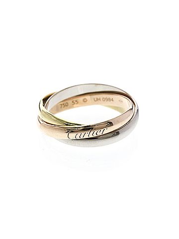 Cartier Cartier ???????? Yellow Gold (18K),Pink Gold (18K),White Gold (18K) Fashion No Stone Band Ring Gold (view 1)