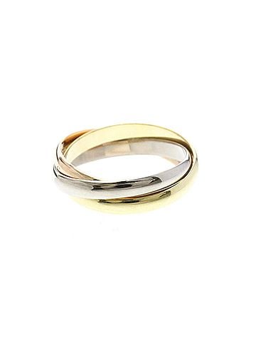 Cartier Cartier ???????? Yellow Gold (18K),Pink Gold (18K),White Gold (18K) Fashion No Stone Band Ring Gold (view 2)