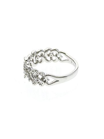 Vendome Vendome Aoyama Diamond Ring Platinum Fashion Diamond Band Ring Carat/0.15 Silver (view 2)
