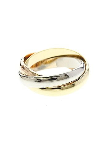 Cartier Cartier Trinity Ring Yellow Gold (18K),Pink Gold (18K),White Gold (18K) Fashion No Stone Band Ring Gold (view 2)