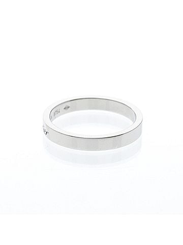 Cartier Cartier C De Cartier Wedding Ring Platinum Fashion No Stone Band Ring Silver (view 2)