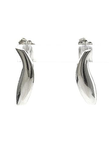 Tiffany & Co. Tiffany Frank Gehry Fish Earrings No Stone Silver 925 Stud Earrings Silver (view 1)