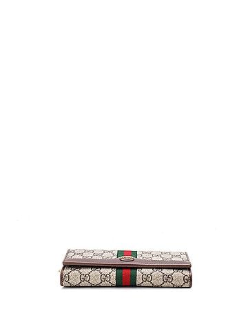 Gucci Ophidia Chain Wallet GG Coated Canvas (view 2)