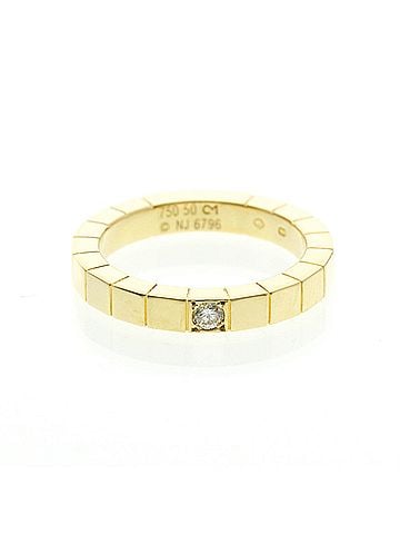 Cartier Cartier Lanieres Yellow Gold (18K) Fashion Diamond Band Ring Gold (view 1)