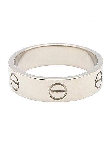Cartier Cartier Love Ring, 18K White Gold (18KWG), Silver Tone, B4084700 (Men's/Women's) (view 2)