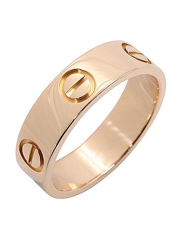 Cartier Cartier Love Ring, 18K Pink Gold (PG), Women's, Tone, B4084800 (view 1)