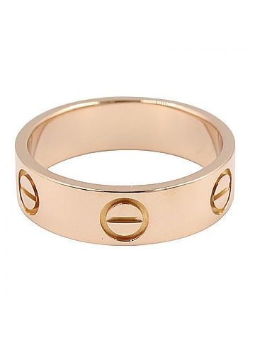 Cartier Cartier Love Ring, 18K Pink Gold (PG), Women's, Tone, B4084800 (view 2)